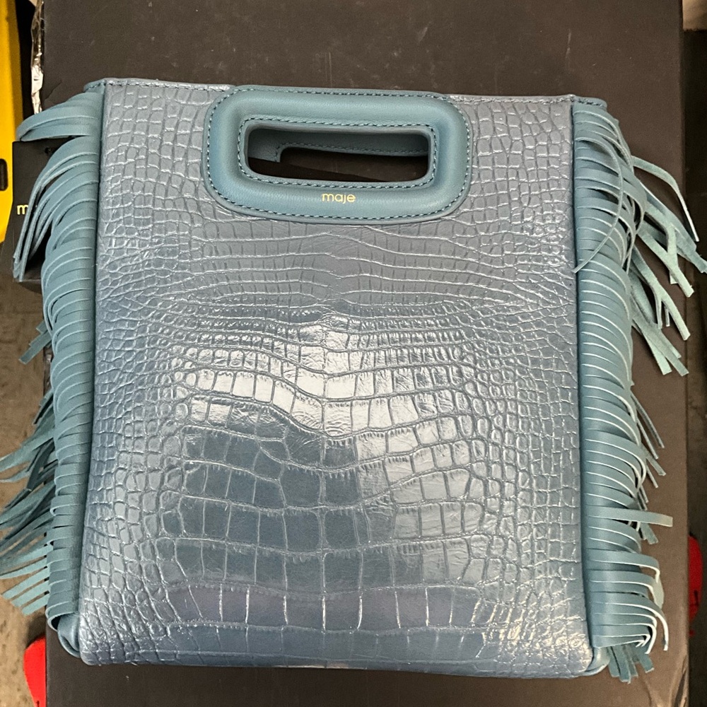 M bag in crocodile-effect leather - Picture 4 of 9
